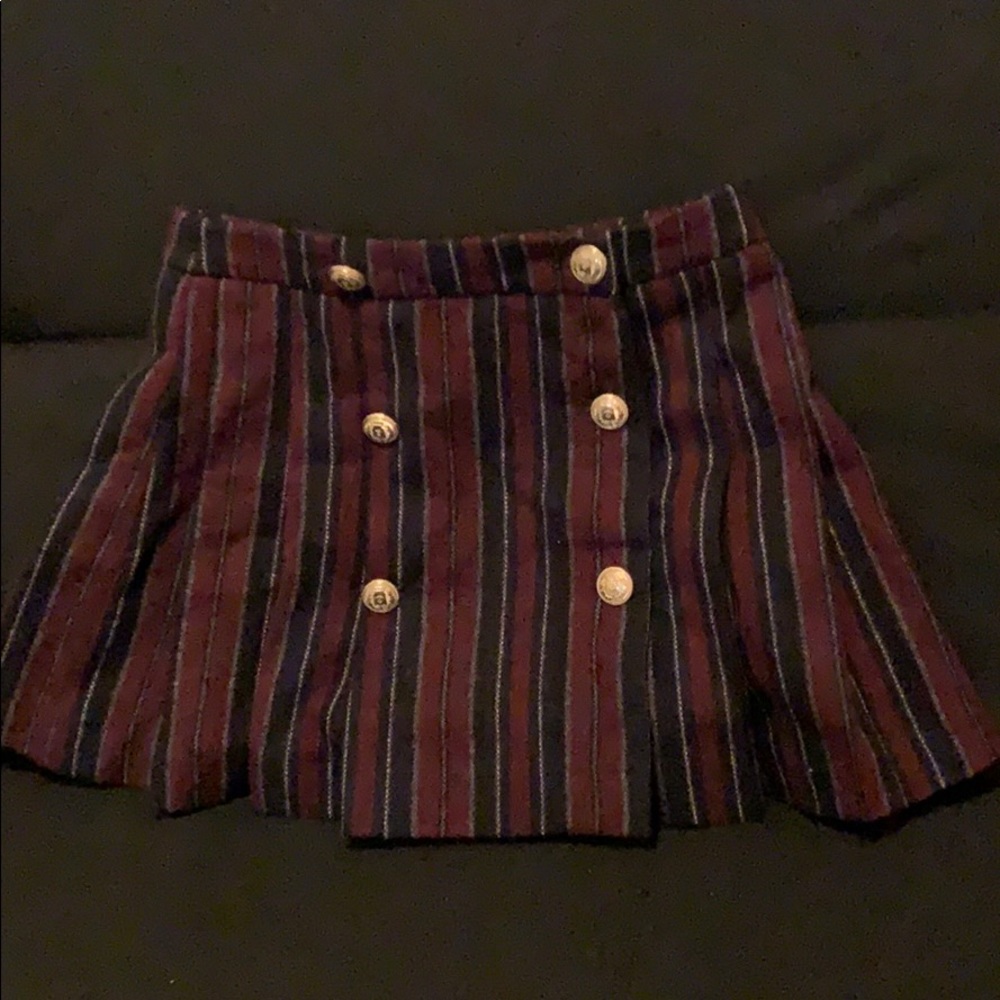 NWT Zara Girls Pleated Skirt Size 6